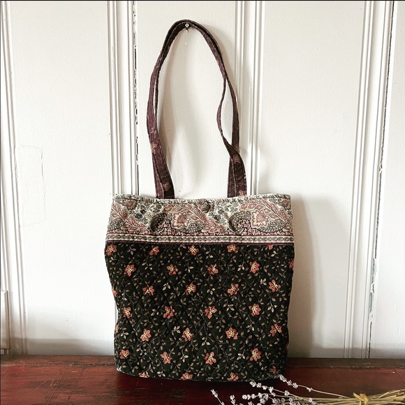 Vera Bradley Handbags - Cottagecore Moody Floral Quilted Tote Bag